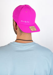 Ride or Stay Home Unisex Trucker Cap Viced Pink – Produktansicht 1