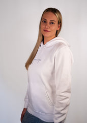 Ride or Stay Home Frauen Hoodie - Classic Weiß