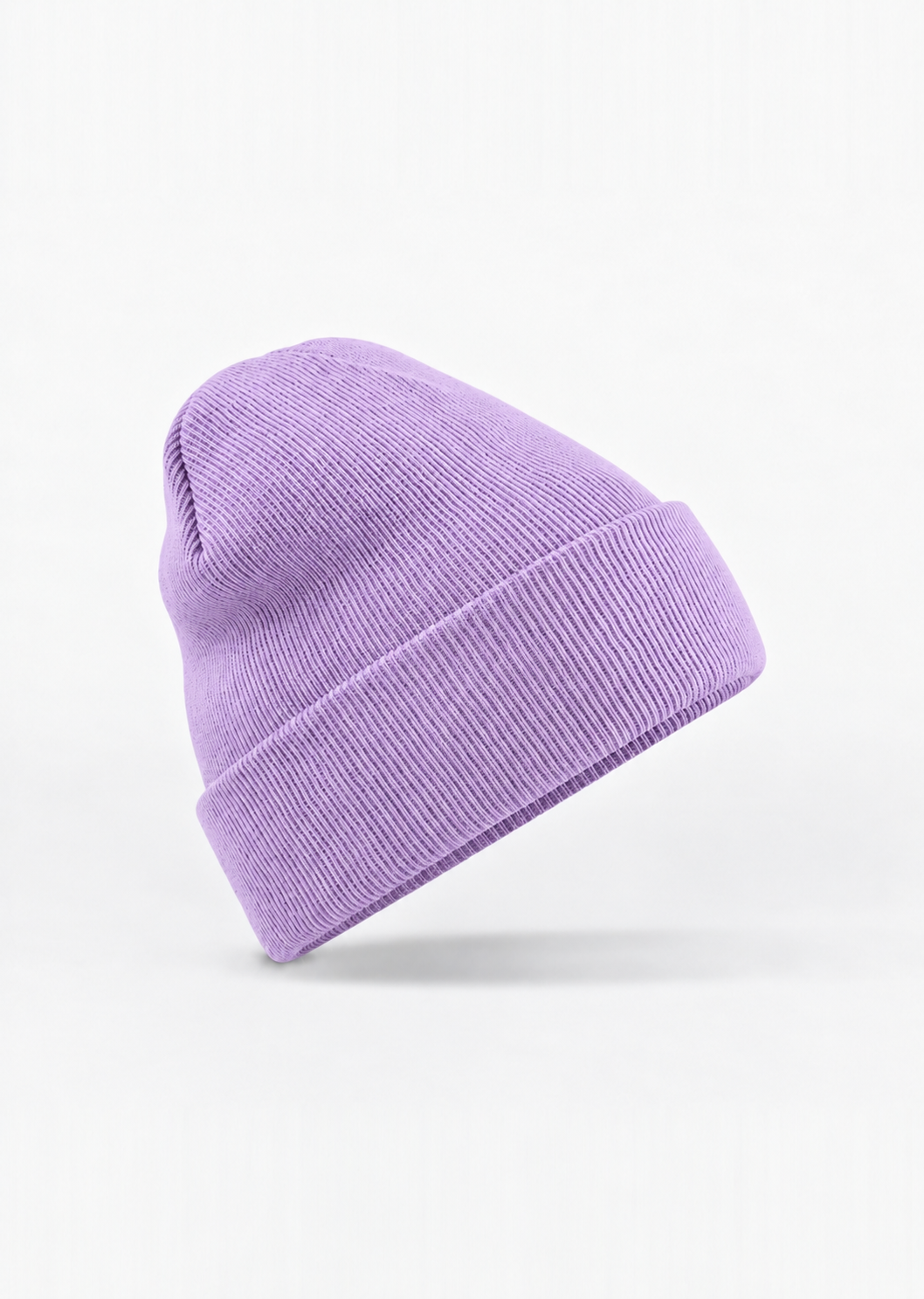 Ride or Stay Home Beanie Lavender – schräge Seitenansicht