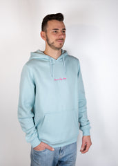 Ride or Stay Home Herren Hoodie Viced Hellblau – Produktansicht 3