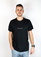Ride or Stay Home Herren T Shirt Classic Schwarz – Produktansicht 3