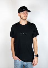 Ride or Stay Home Unisex Trucker Cap Classic Schwarz – Produktansicht 2