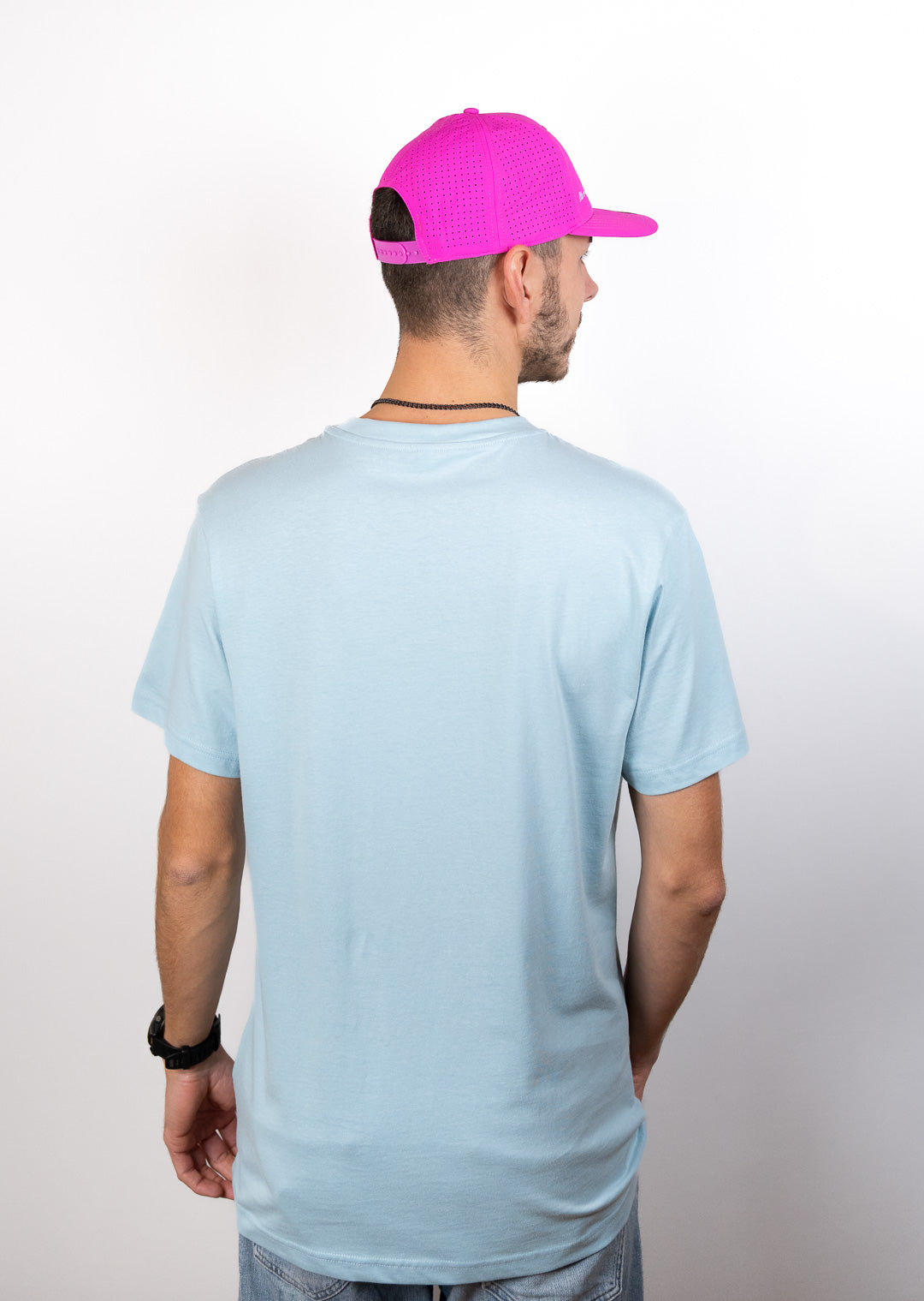 Ride or Stay Home Unisex Trucker Cap Viced Pink – Produktansicht 4