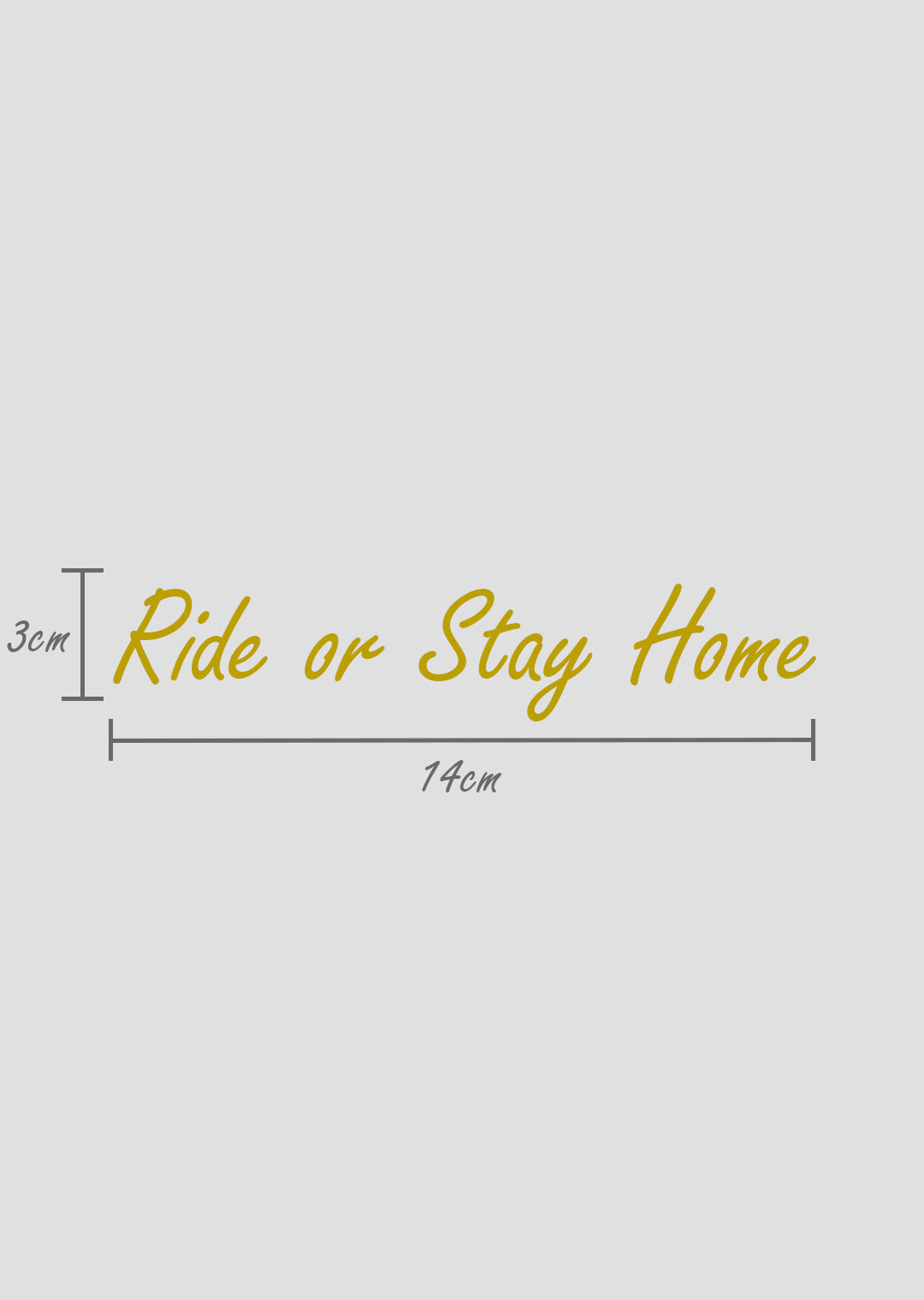 Ride or Stay Home Sticker – Produktansicht 8