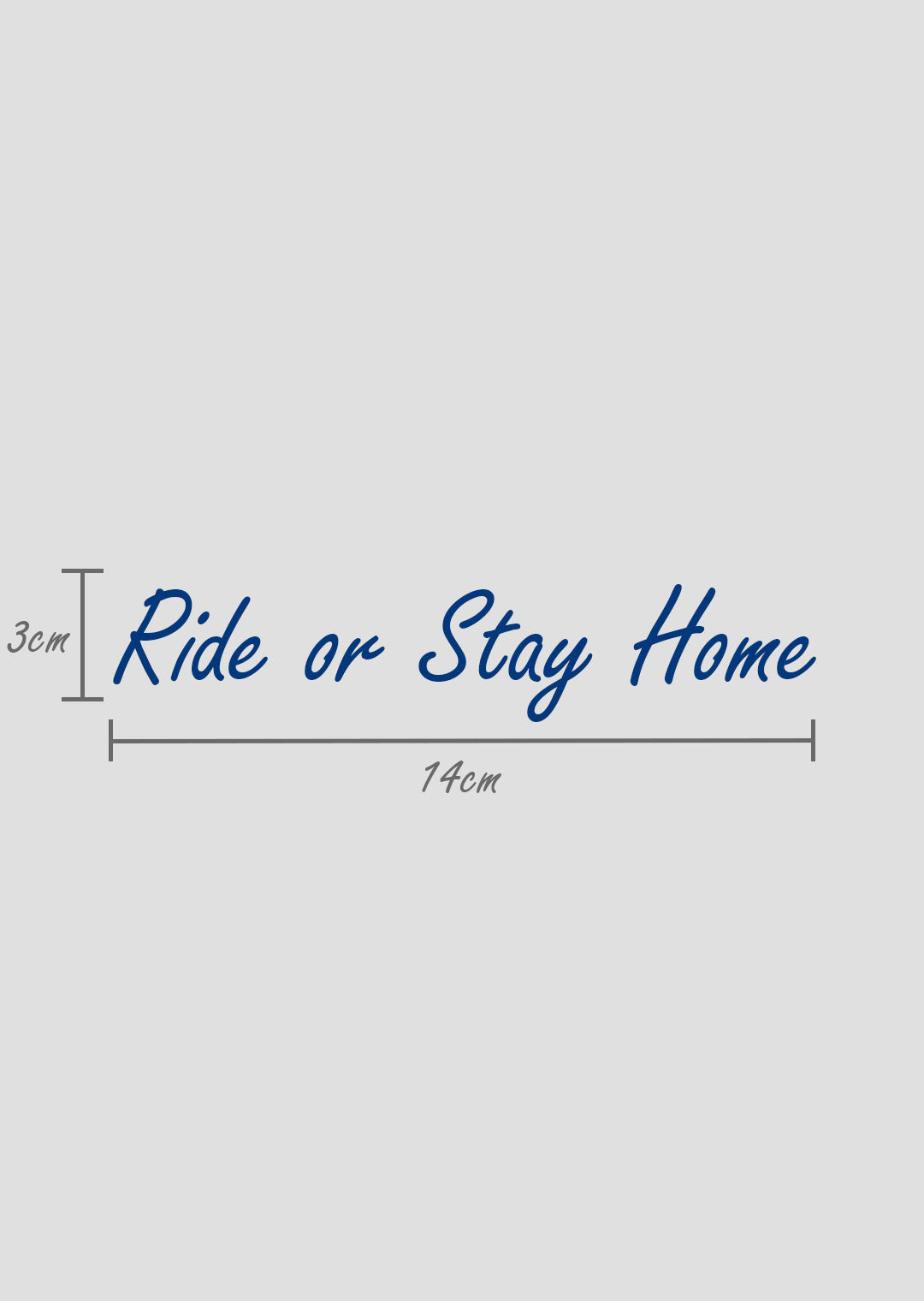 Ride or Stay Home Sticker – Produktansicht 12