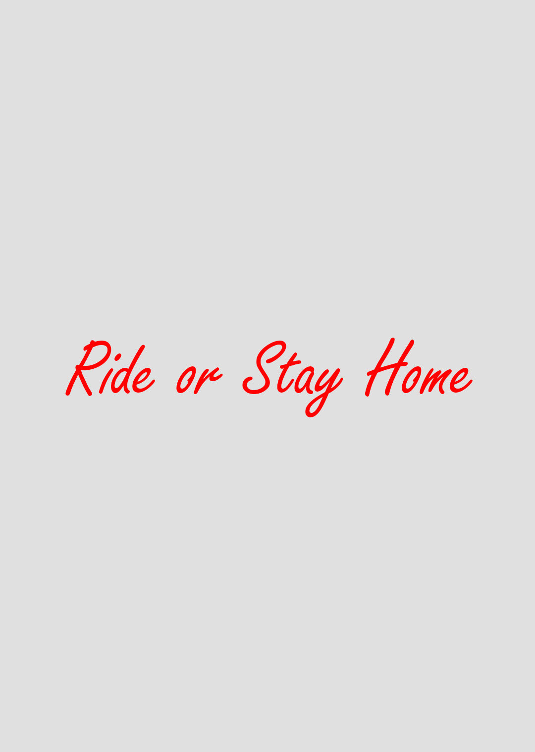 Ride or Stay Home Sticker – Produktansicht 15