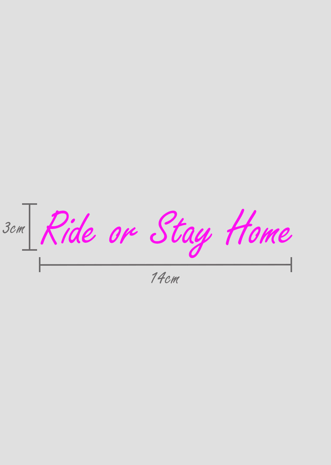 Ride or Stay Home Sticker – Produktansicht 22